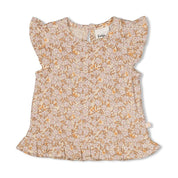 FLOWER FIELD - Allover Print "Fancy Fabric" Fashion Swing Top