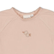 FLOWER FIELD - Fancy Pointelle Embroidered Fashion Top