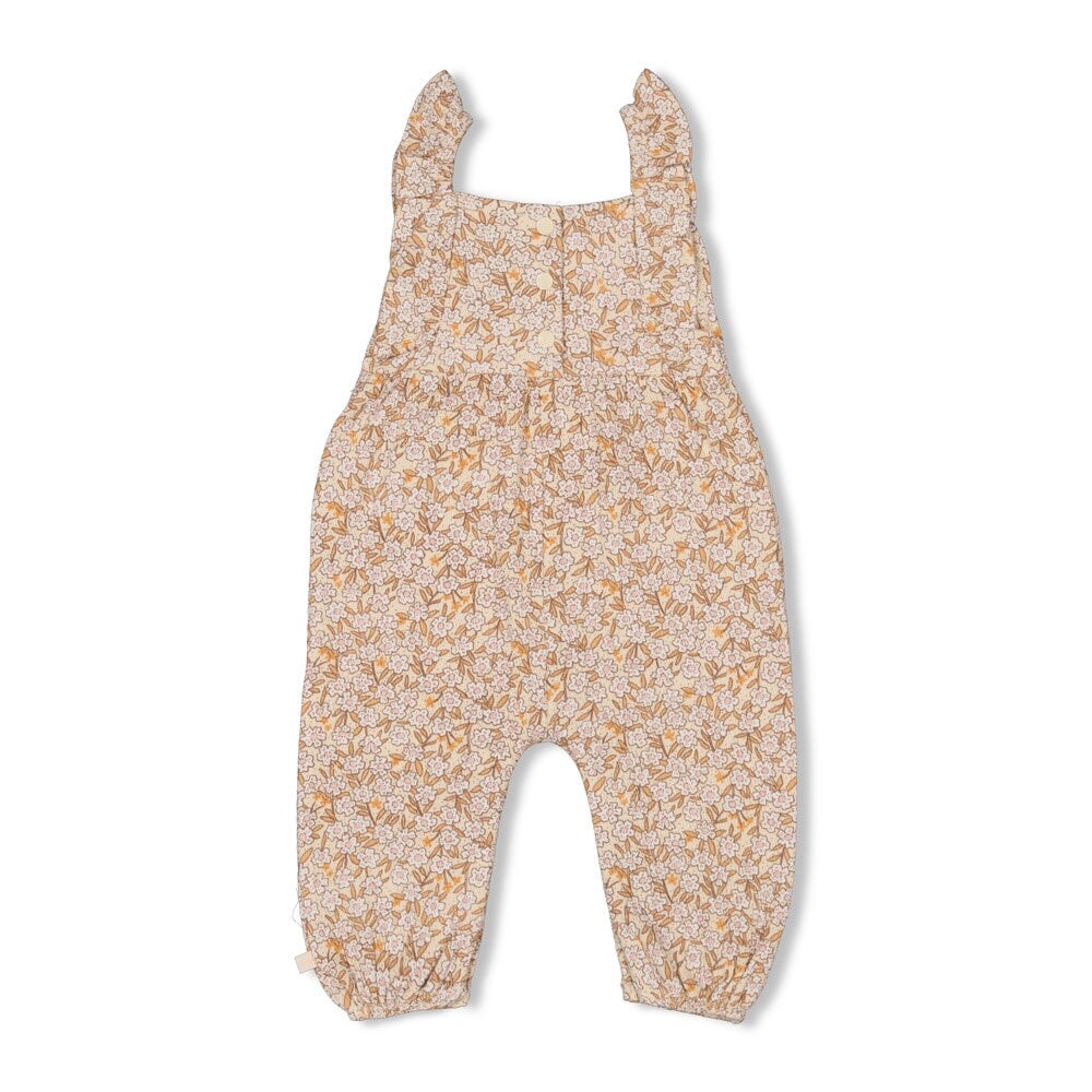 FLOWER FIELD - Allover Print "Fancy Fabric Knit" Jumpsuit