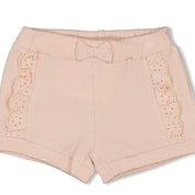 FLOWER FIELD - Fancy Pointelle & Drop Needle Ruffle Shorts