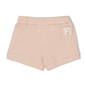 FLOWER FIELD - Fancy Pointelle & Drop Needle Ruffle Shorts