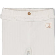 FLOWER FIELD - Fancy Pointelle & Drop Needel Fashion Legging