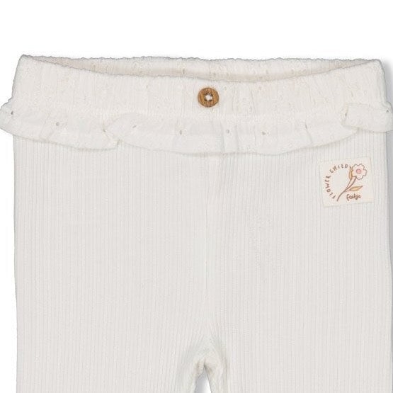 FLOWER FIELD - Fancy Pointelle & Drop Needel Fashion Legging