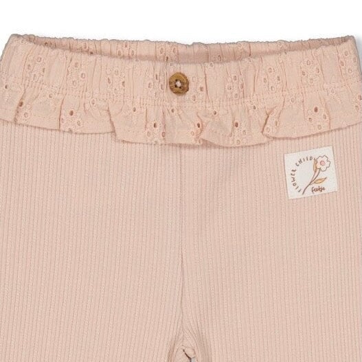 FLOWER FIELD - Drop Needle & Pointelle Fashion Legging