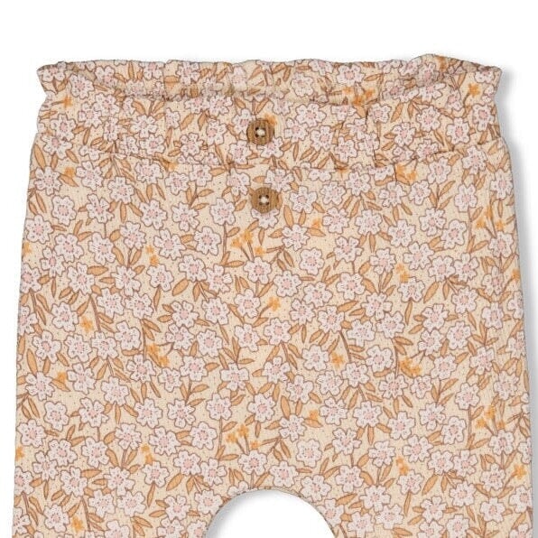 FLOWER FIELD - Allover Print "Fancy Knit" Fashion Pants