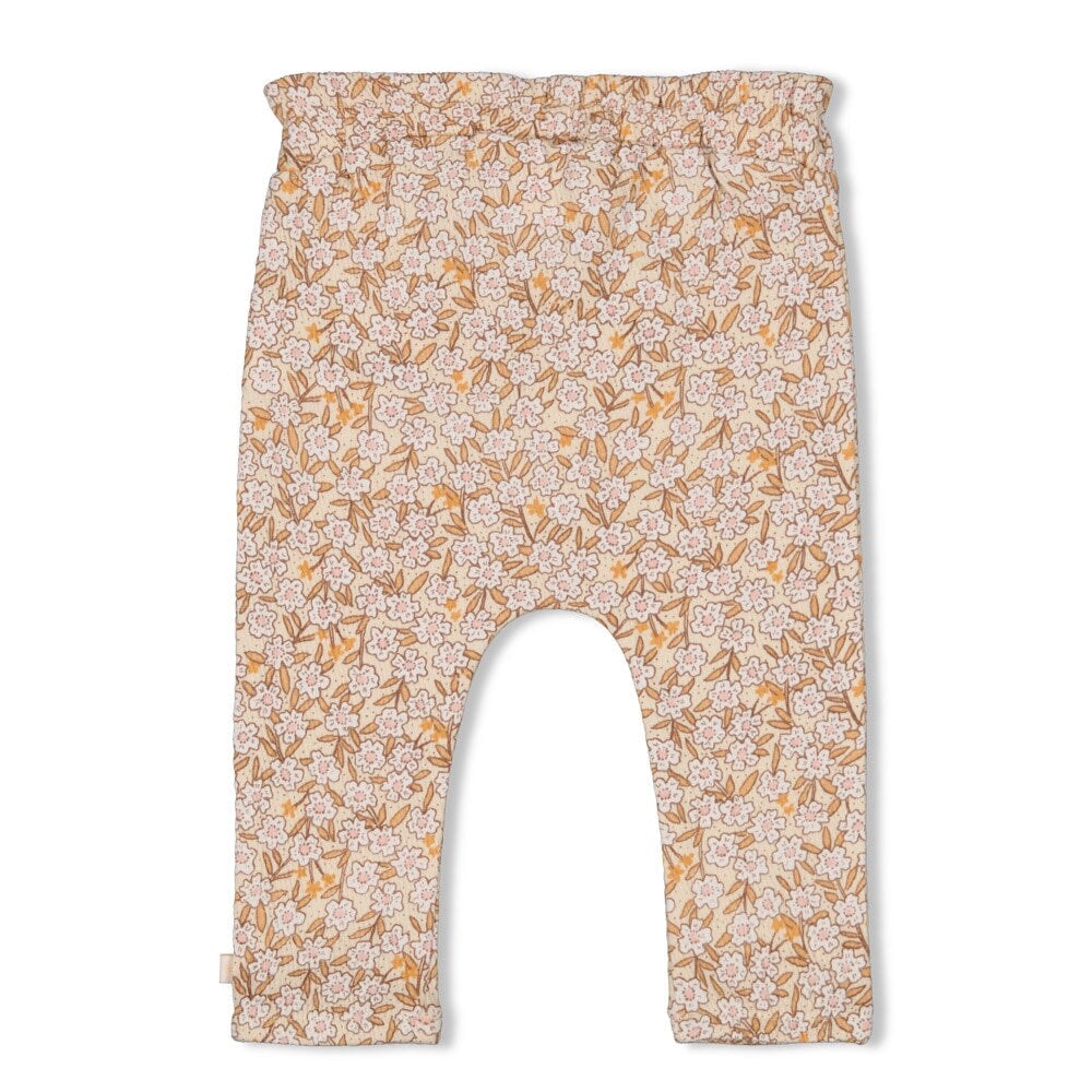 FLOWER FIELD - Allover Print "Fancy Knit" Fashion Pants