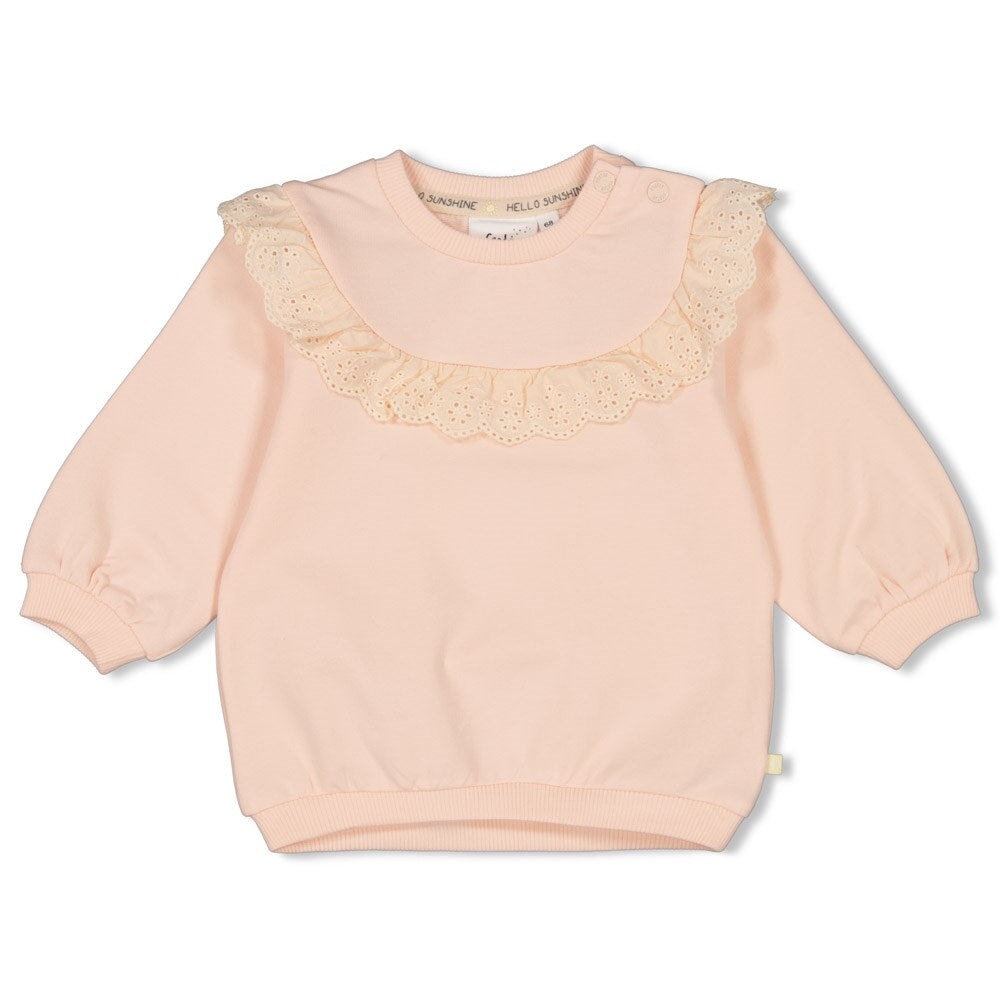 SUNSHINE - Hello Sunshine French Terry Frills Sweat Top