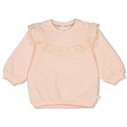 SUNSHINE - Hello Sunshine French Terry Frills Sweat Top