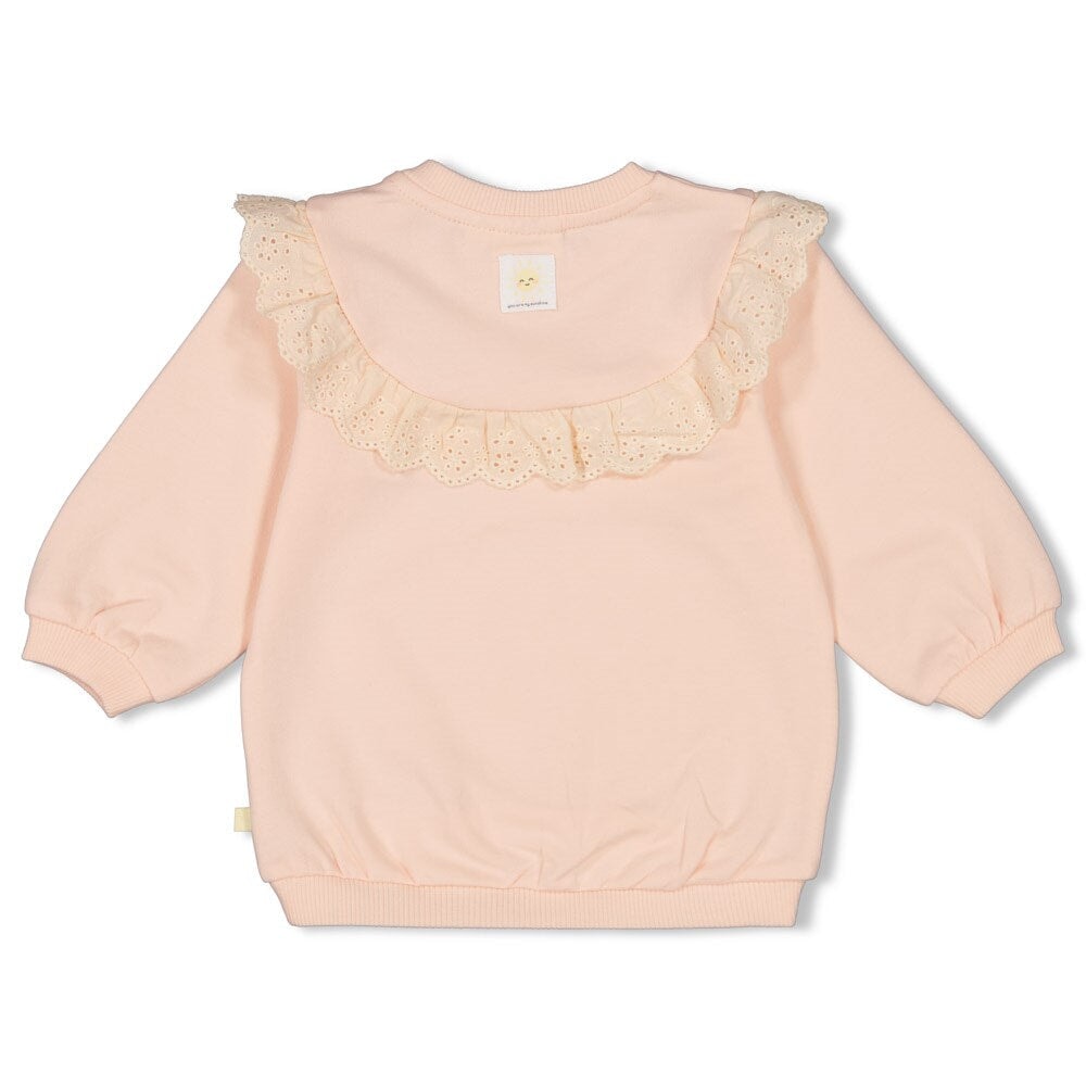 SUNSHINE - Hello Sunshine French Terry Frills Sweat Top