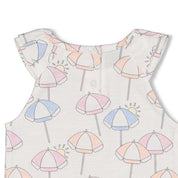 SUNSHINE - Sleeveless Allover Print Fashion Top