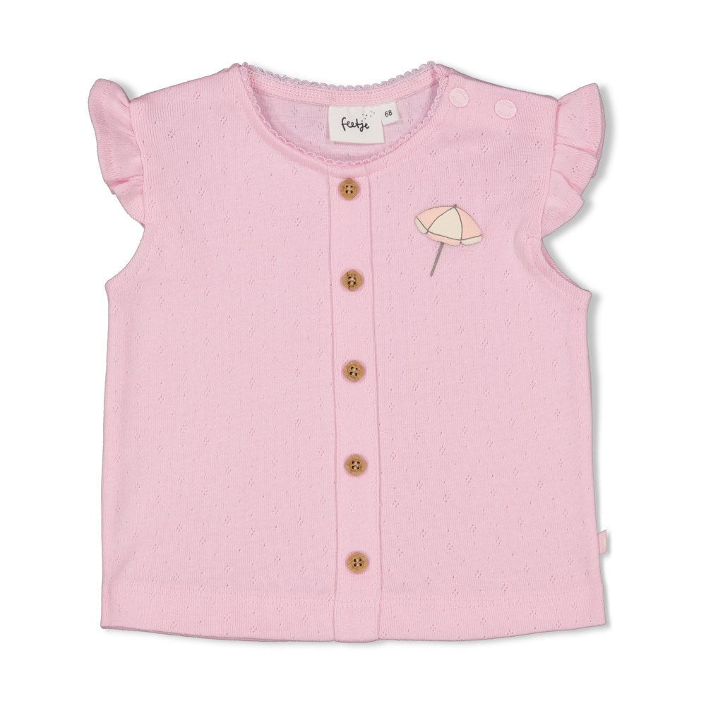 SUNSHINE -"You are the Sunshine of my Heart"  1x1 Rib Ajour Fashion Top