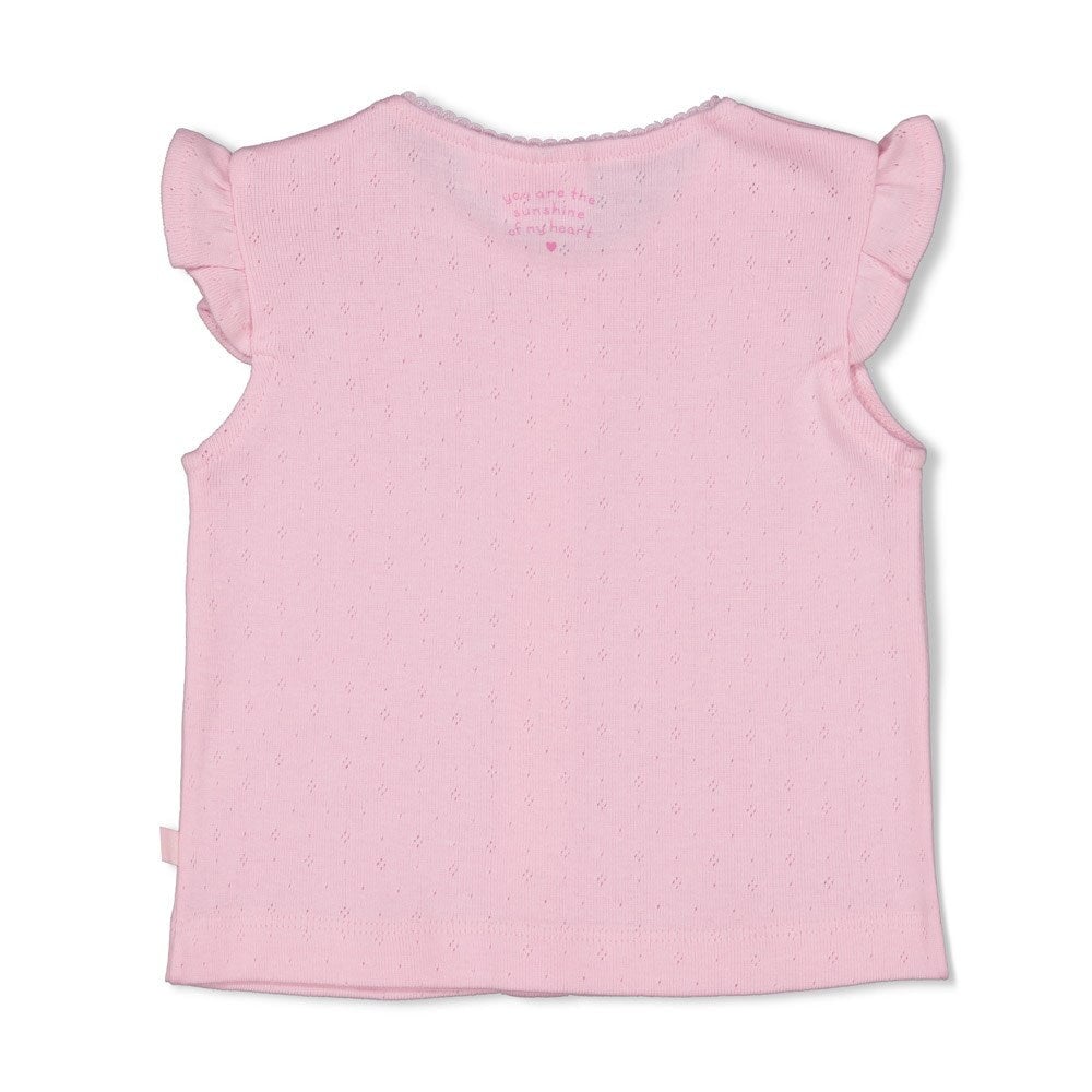 SUNSHINE -"You are the Sunshine of my Heart"  1x1 Rib Ajour Fashion Top