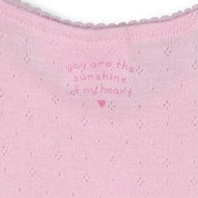 SUNSHINE -"You are the Sunshine of my Heart"  1x1 Rib Ajour Fashion Top