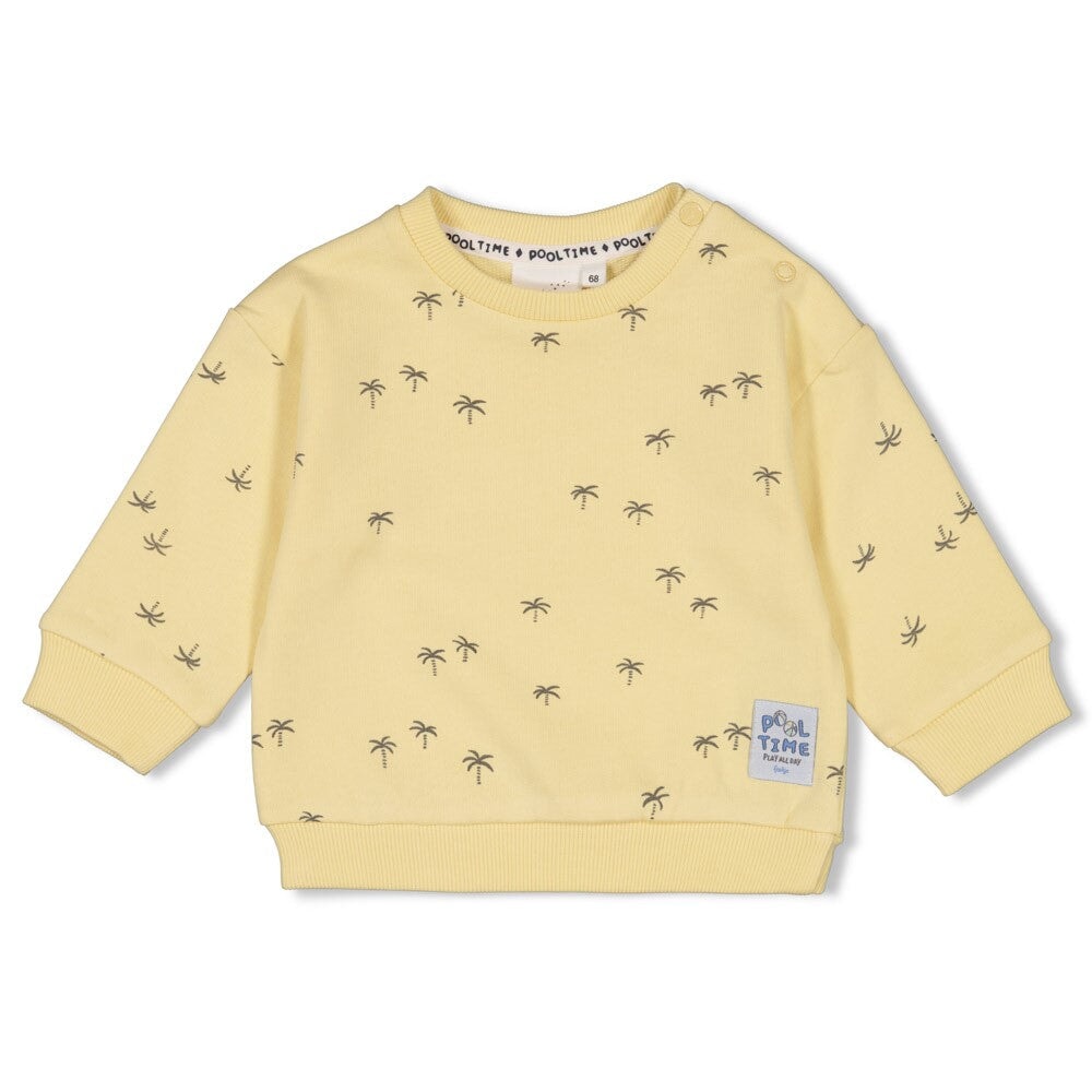 POOL TIME - Organic Cotton French Terry Towel Soft Inside Sweat Top