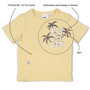 POOL TIME - Play All Day Slub Knit Bib Fashion Top