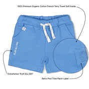 POOL TIME - Organic Cotton French Terry Towel Soft Inside Shorts