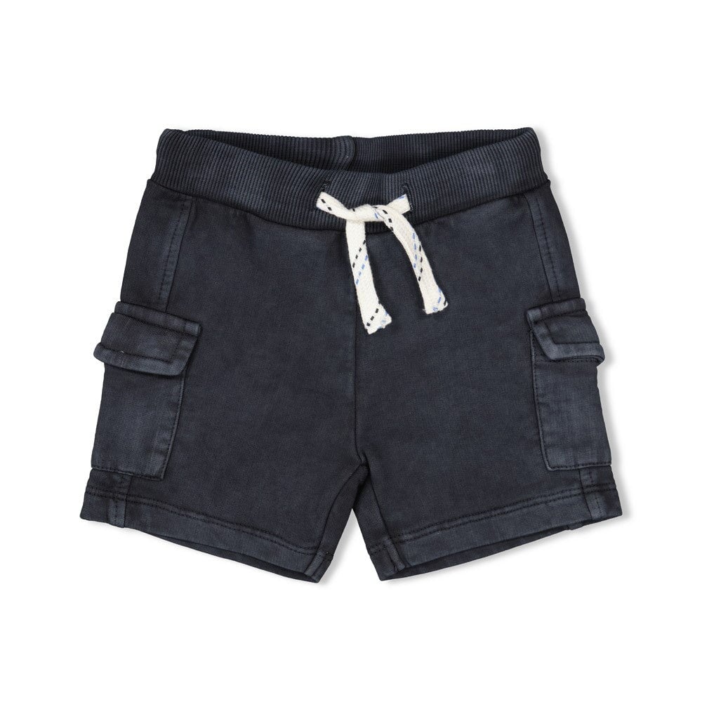 POOL TIME - Organic Cotton French Terry Cargo Shorts