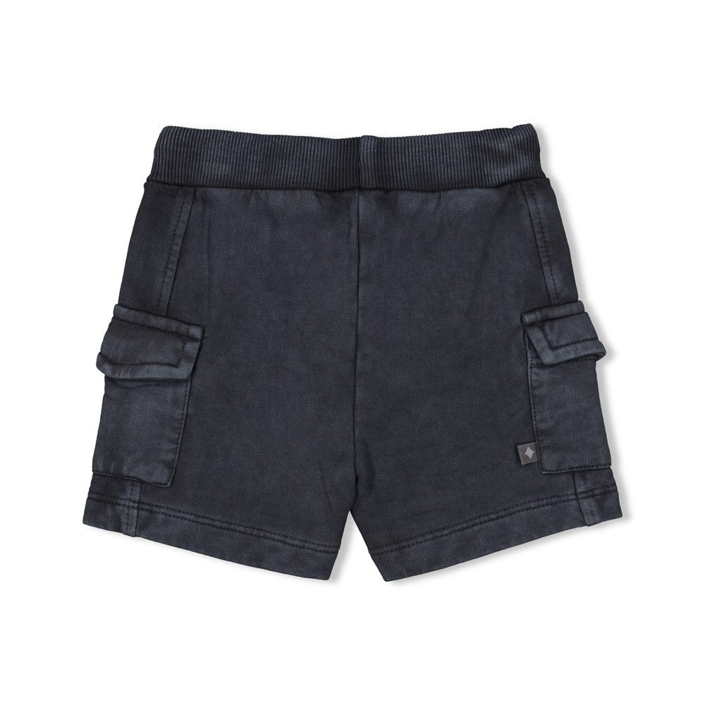POOL TIME - Organic Cotton French Terry Cargo Shorts