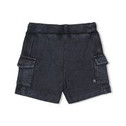 POOL TIME - Organic Cotton French Terry Cargo Shorts