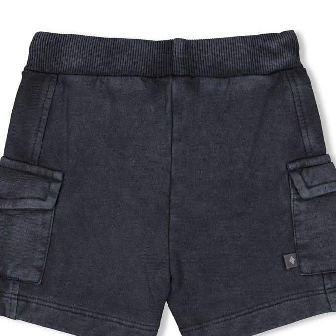POOL TIME - Organic Cotton French Terry Cargo Shorts