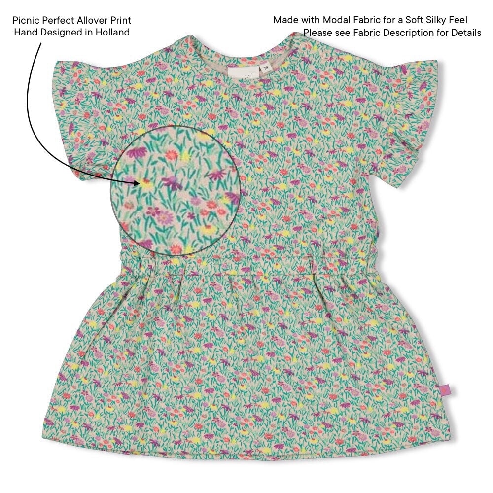 PICNIC PERFECT - Modal Fabric Allover Print Swing Dress