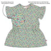 PICNIC PERFECT - Modal Fabric Allover Print Swing Dress