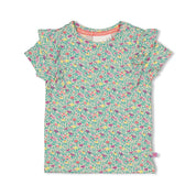 PICNIC PERFECT - Modal Fabric Allover Print Fashion Top