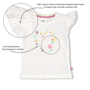 PICNIC PERFECT - Broderie Anglaise Eyelet Picnic Flowers Top