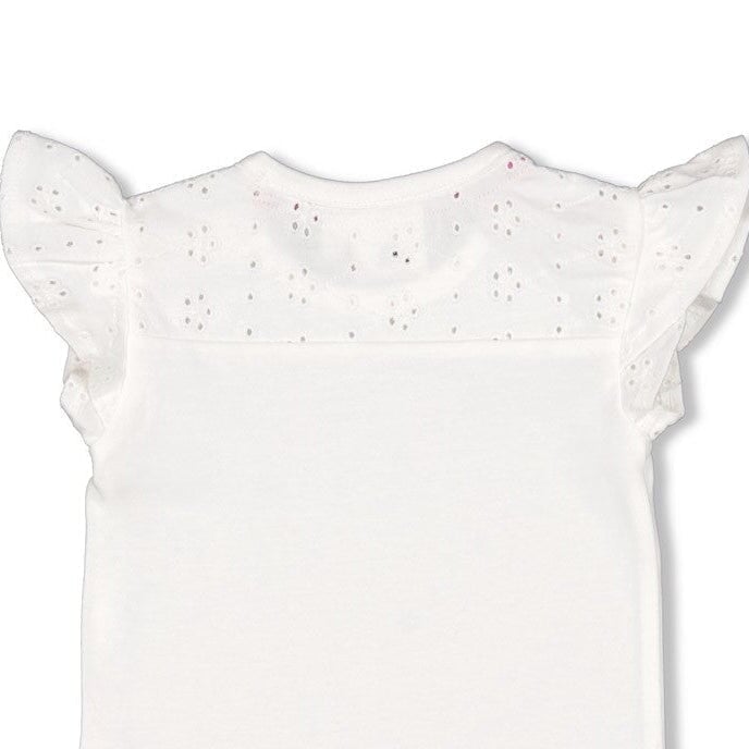 PICNIC PERFECT - Broderie Anglaise Eyelet Picnic Flowers Top