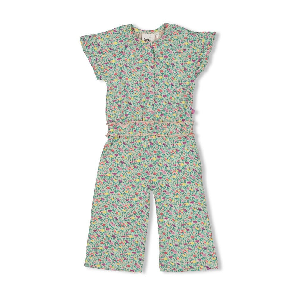 PICNIC PERFECT - Modal Fabric Allover Print Fashion Jumpsuit
