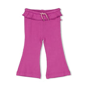 PICNIC PERFECT - 2x2 Ribbed Fashion Flare Pants