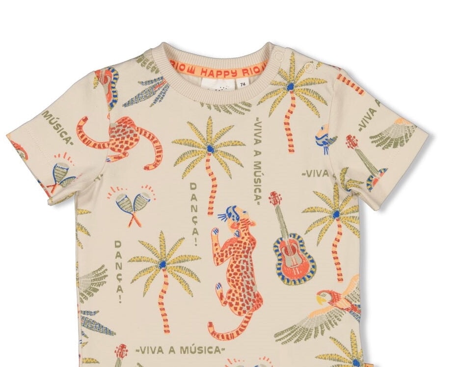 HAPPY RIO - Signature Allover Print Fashion Top