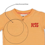 HAPPY RIO - Structured Stripe Henley Top