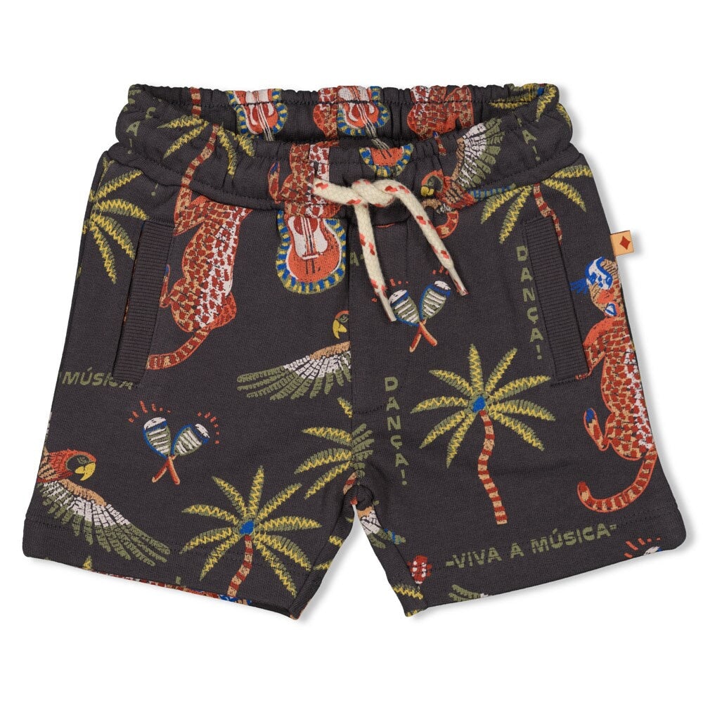 HAPPY RIO - Signature Allover Print  French Terry Shorts