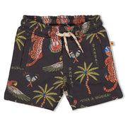 HAPPY RIO - Signature Allover Print  French Terry Shorts