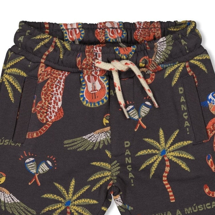 HAPPY RIO - Signature Allover Print  French Terry Shorts