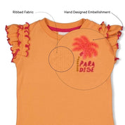 SAMBA SHAKE - "Paradise" Fashion Frills Top