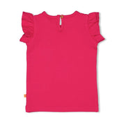 SAMBA SHAKE - Jacquard “Samba Bird” Fashion Frills Top