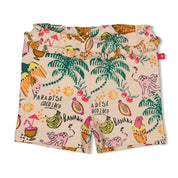 SAMBA SHAKE - Signature Allover Print Fashion Shorts