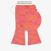 SAMBA SHAKE - Allover Print Fashion Flared Pants