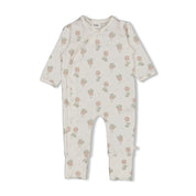 ELEPHANT - Organic Cotton Romper with Special Feet