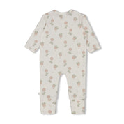 ELEPHANT - Organic Cotton Romper with Special Feet