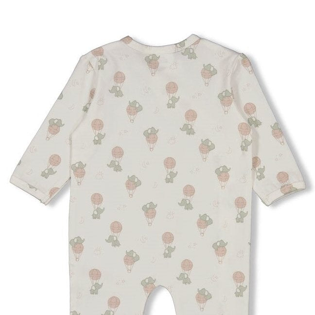 ELEPHANT - Organic Cotton Romper with Special Feet