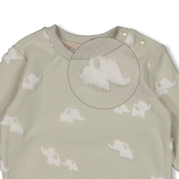 ELEPHANT - Organic Cotton Frottee Jersey Sweat Top