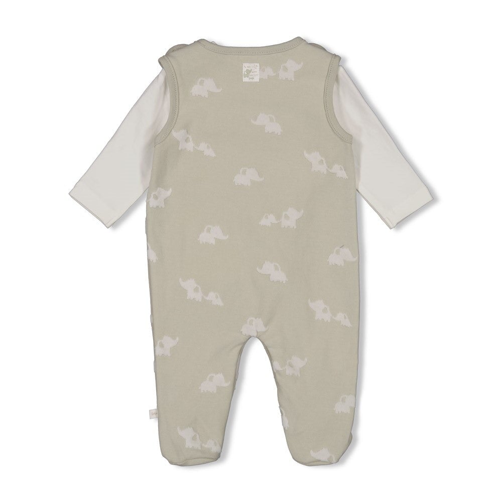 ELEPHANT - Organic Cotton 2-Piece Romper &amp; Top Set