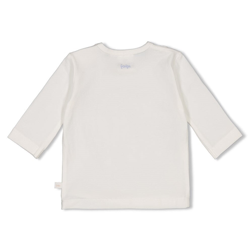 THE KNITS - Organic Cotton Blend Embroidered Sailboat Top