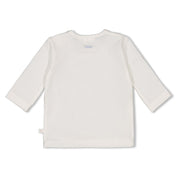 THE KNITS - Organic Cotton Blend Embroidered Sailboat Top