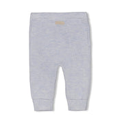 THE KNITS - Organic Cotton Blend Ribbed Pants