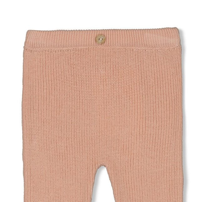 THE KNITS - Organic Cotton Ribbed Pants