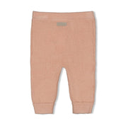 THE KNITS - Organic Cotton Ribbed Pants